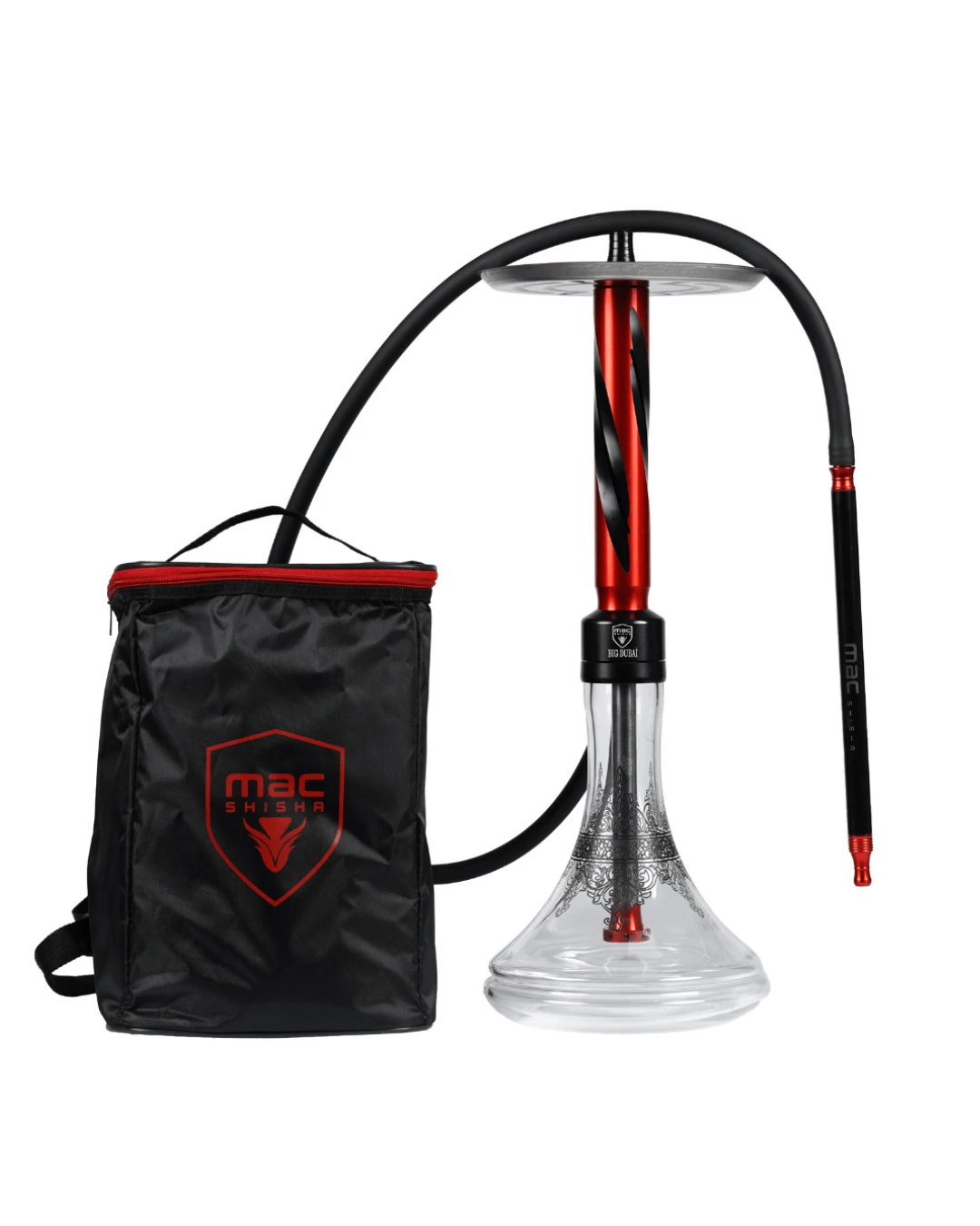 Big Dubai Profesyonel Nargile Takımı Büyük Boy Çantalı