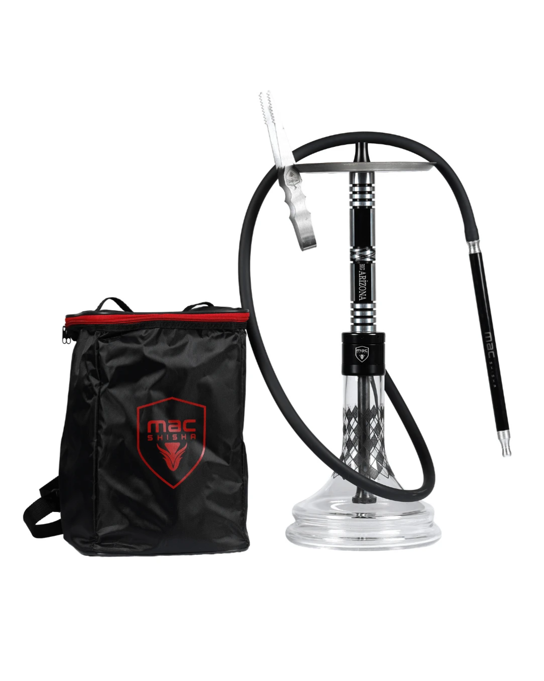 Big Arizona Profesyonel Nargile Takımı Büyük Boy Çantalı