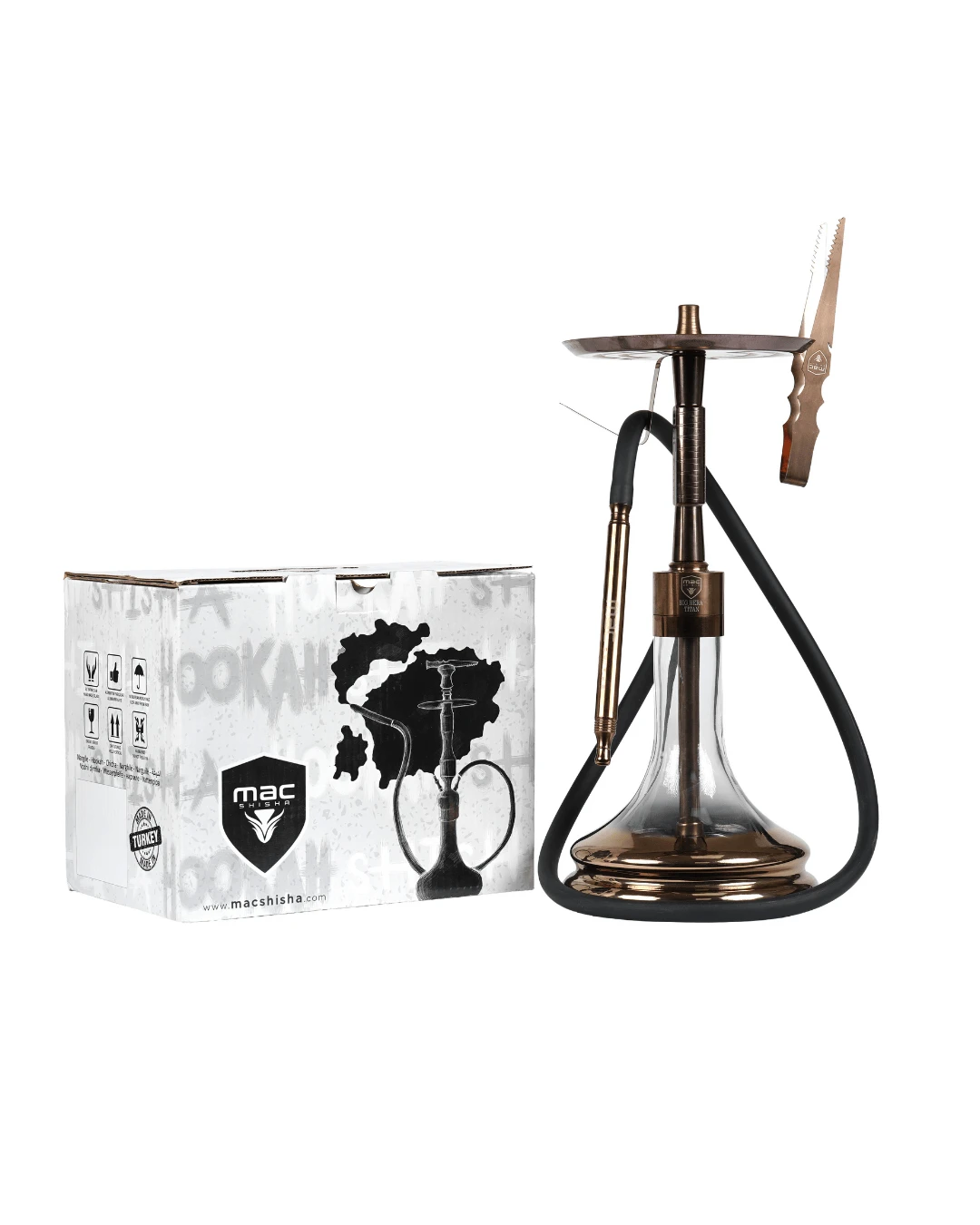Big Hera Titan Çelik Nargile Takımı Büyük Boy